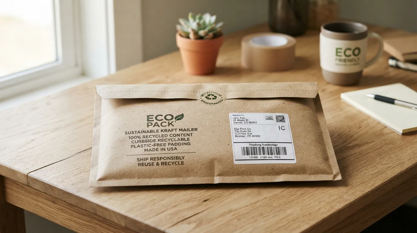 sustainable kraft mailer